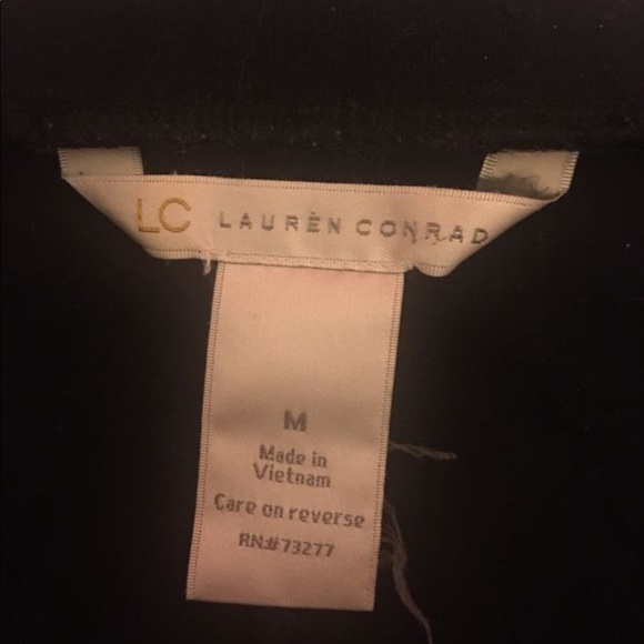 ONE PAIR LEFT Lauren Conrad Black Leggings - Picture 2 of 3